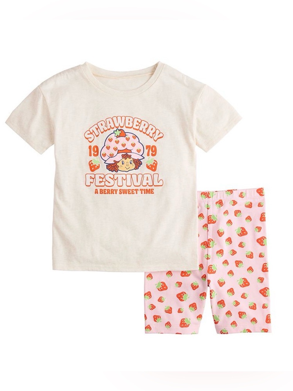 GIRLS STRAWBERRY SHORTCAKE MATCHING SET
